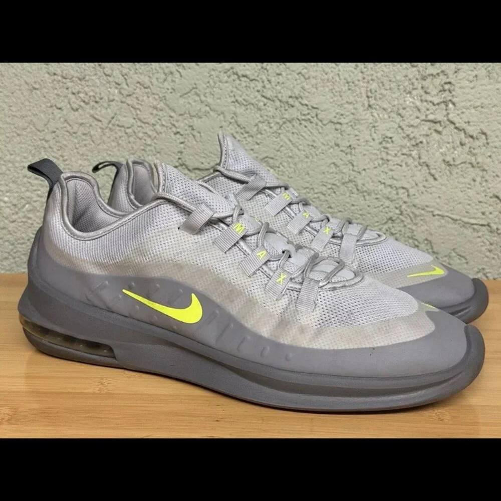 Size 12 - Nike Air Max‎ Axis GS Mens Gray Athletic Shoes Sneakers AA2146-010